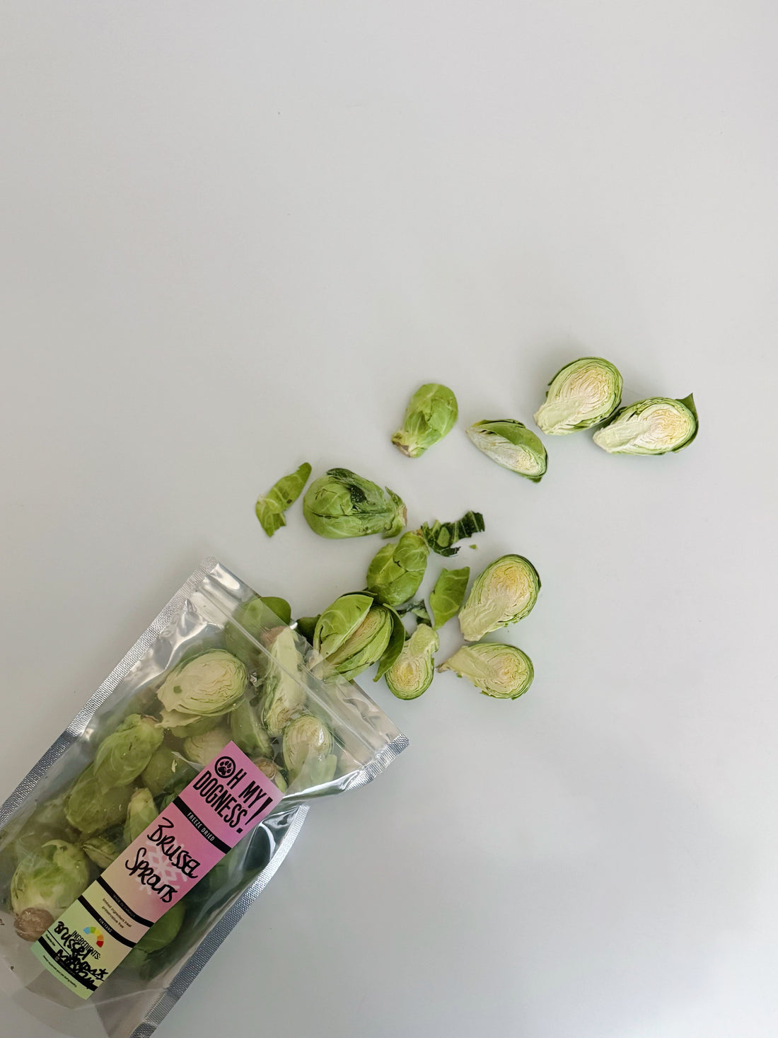 Freeze-dried Brussel sprouts