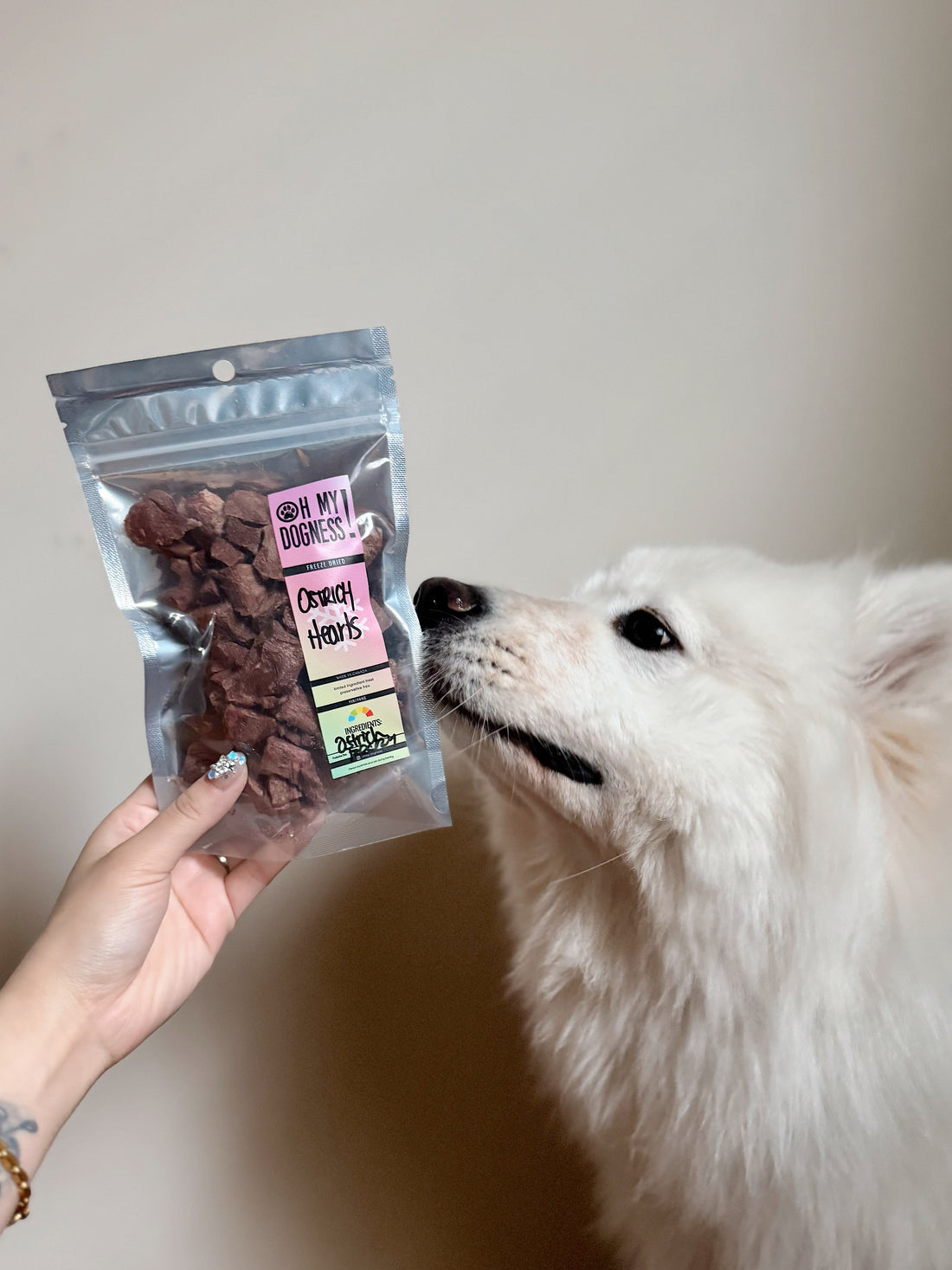 (Limited release) Freeze Dried Ostrich Hearts