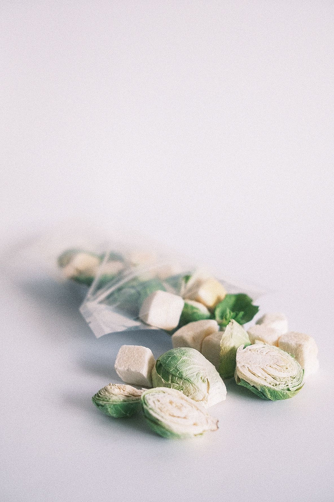 Freeze-dried Butternut squash and Brussel sprouts