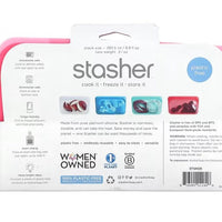 Stasher, Reusable Silicone Storage Bag, Snack Size, Blueberry, 9.9 fl oz (293.5 ml)