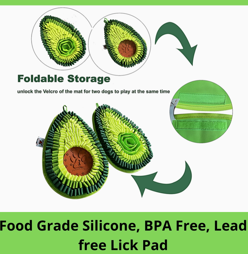 Delicious Avocado™ Anti-Bite Snuffle Mat