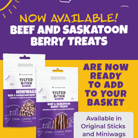 Beef & Saskatoon Miniwags Treats For Dogs 100g