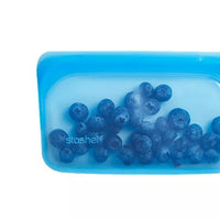 Stasher, Reusable Silicone Storage Bag, Snack Size, Blueberry, 9.9 fl oz (293.5 ml)